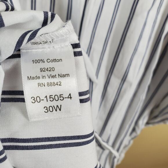 ROAMAN'S Striped Kate Tunic Big Shirt Size 30W - Picture 10 of 12
